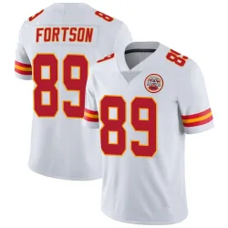 Men's Jody Fortson Kansas City Chiefs No.89 Limited Vapor Untouchable Jersey - White