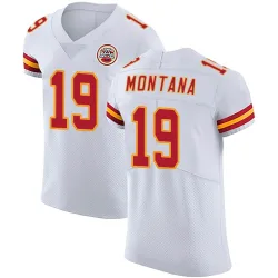 Men's Joe Montana Kansas City Chiefs No.19 Elite Vapor Untouchable Jersey - White