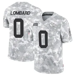 Men's Joey Lombard Kansas City Chiefs No.0 Limited 2024 Salute to Service Jersey - Arctic Camo