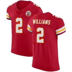 Men's Joshua Williams Kansas City Chiefs No.2 Elite Team Color Vapor Untouchable Jersey - Red