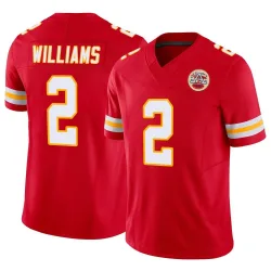 Men's Joshua Williams Kansas City Chiefs No.2 Limited Vapor F.U.S.E. Jersey - Red