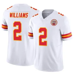 Men's Joshua Williams Kansas City Chiefs No.2 Limited Vapor F.U.S.E. Jersey - White