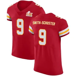 Men's JuJu Smith-Schuster Kansas City Chiefs No.9 Elite Team Color Vapor Untouchable Super Bowl LIX Jersey - Red
