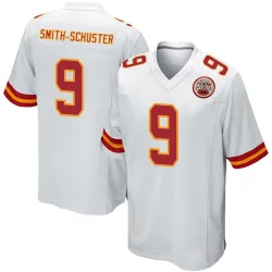 Men's JuJu Smith-Schuster Kansas City Chiefs No.9 Game Jersey - White