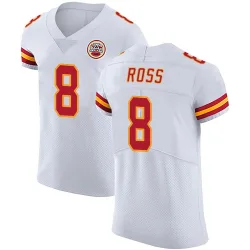 Men's Justyn Ross Kansas City Chiefs No.8 Elite Vapor Untouchable Jersey - White
