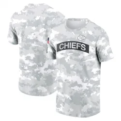 Men's Kansas City Chiefs No. 2024 Salute To Service Performance T-Shirt - Arctic Camo