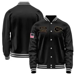 Men's Kansas City Chiefs No. Salute to Service Sideline Performance Jacket - Black