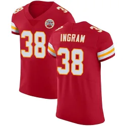 Men's Keaontay Ingram Kansas City Chiefs No.38 Elite Team Color Vapor Untouchable Jersey - Red