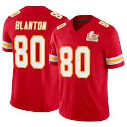 Men's Kendall Blanton Kansas City Chiefs No.80 Limited Vapor F.U.S.E. Super Bowl LIX Jersey - Red