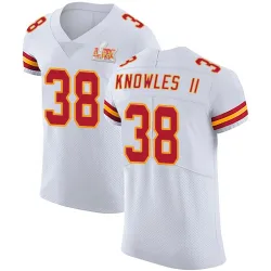 Men's Kevin Knowles II Kansas City Chiefs No.38 Elite Vapor Untouchable Super Bowl LIX Jersey - White