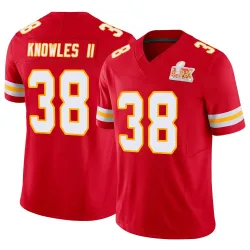 Men's Kevin Knowles II Kansas City Chiefs No.38 Limited Vapor F.U.S.E. Super Bowl LIX Jersey - Red