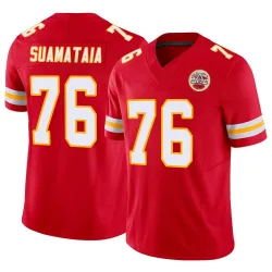 Men's Kingsley Suamataia Kansas City Chiefs No.76 Limited Vapor F.U.S.E. Jersey - Red