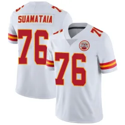 Men's Kingsley Suamataia Kansas City Chiefs No.76 Limited Vapor Untouchable Jersey - White