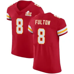 Men's Kristian Fulton Kansas City Chiefs No.8 Elite Team Color Vapor Untouchable Super Bowl LIX Jersey - Red