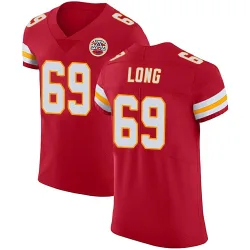 Men's Kyle Long Kansas City Chiefs No.69 Elite Team Color Vapor Untouchable Jersey - Red
