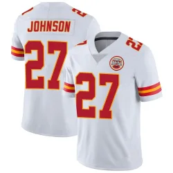 Men's Larry Johnson Kansas City Chiefs No.27 Limited Vapor Untouchable Jersey - White