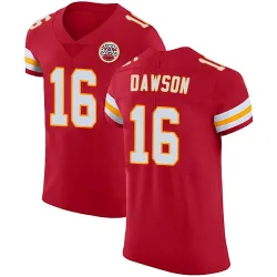 Men's Len Dawson Kansas City Chiefs No.16 Elite Team Color Vapor Untouchable Jersey - Red