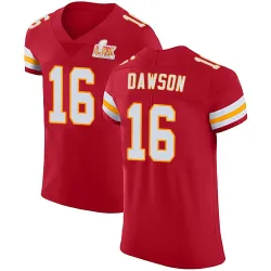 Men's Len Dawson Kansas City Chiefs No.16 Elite Team Color Vapor Untouchable Super Bowl LIX Jersey - Red