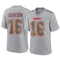 Men's Len Dawson Kansas City Chiefs No.16 Game Atmosphere Fashion Jersey - Gray