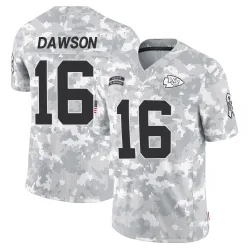 Men's Len Dawson Kansas City Chiefs No.16 Limited 2024 Salute to Service Jersey - Arctic Camo