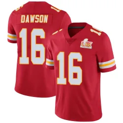 Men's Len Dawson Kansas City Chiefs No.16 Limited Team Color Vapor Untouchable Super Bowl LIX Jersey - Red