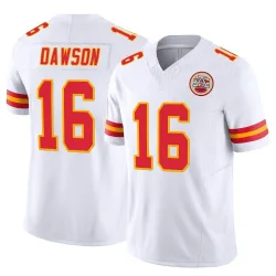 Men's Len Dawson Kansas City Chiefs No.16 Limited Vapor F.U.S.E. Jersey - White