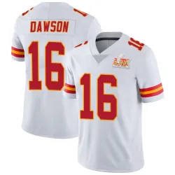 Men's Len Dawson Kansas City Chiefs No.16 Limited Vapor Untouchable Super Bowl LIX Jersey - White