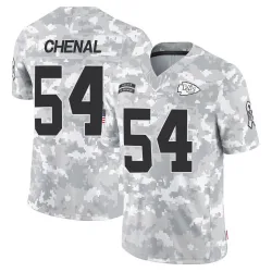 Men's Leo Chenal Kansas City Chiefs No.54 Limited 2024 Salute to Service Jersey - Arctic Camo
