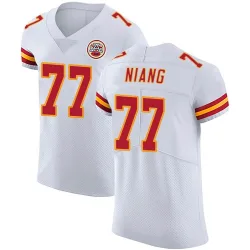 Men's Lucas Niang Kansas City Chiefs No.77 Elite Vapor Untouchable Jersey - White