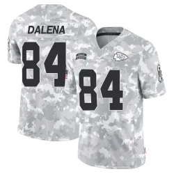 Men's Mac Dalena Kansas City Chiefs No.84 Limited 2024 Salute to Service Jersey - Arctic Camo