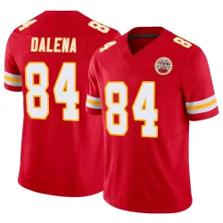 Men's Mac Dalena Kansas City Chiefs No.84 Limited Vapor F.U.S.E. Jersey - Red