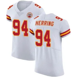 Men's Malik Herring Kansas City Chiefs No.94 Elite Vapor Untouchable Jersey - White