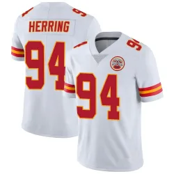 Men's Malik Herring Kansas City Chiefs No.94 Limited Vapor Untouchable Jersey - White
