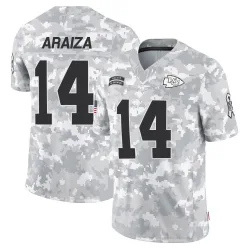 Men's Matt Araiza Kansas City Chiefs No.14 Limited 2024 Salute to Service Jersey - Arctic Camo