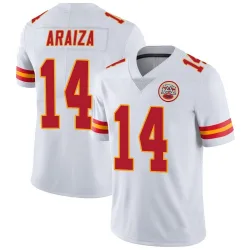 Men's Matt Araiza Kansas City Chiefs No.14 Limited Vapor Untouchable Jersey - White
