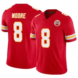 Men's Matt Moore Kansas City Chiefs No.8 Limited Vapor F.U.S.E. Jersey - Red