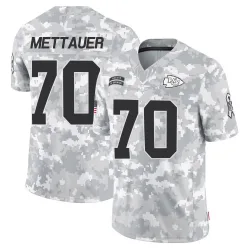 Men's McKade Mettauer Kansas City Chiefs No.70 Limited 2024 Salute to Service Jersey - Arctic Camo