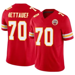 Men's McKade Mettauer Kansas City Chiefs No.70 Limited Vapor F.U.S.E. Jersey - Red
