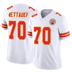 Men's McKade Mettauer Kansas City Chiefs No.70 Limited Vapor F.U.S.E. Jersey - White