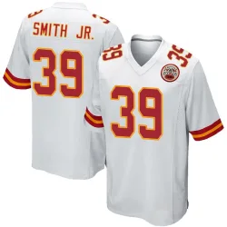 Men's Melvin Smith Jr. Kansas City Chiefs No.39 Game Jersey - White