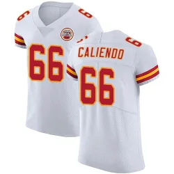 Men's Mike Caliendo Kansas City Chiefs No.66 Elite Vapor Untouchable Jersey - White