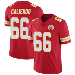 Men's Mike Caliendo Kansas City Chiefs No.66 Limited Team Color Vapor Untouchable Jersey - Red