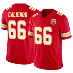Men's Mike Caliendo Kansas City Chiefs No.66 Limited Vapor F.U.S.E. Jersey - Red