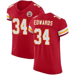 Men's Mike Edwards Kansas City Chiefs No.34 Elite Team Color Vapor Untouchable Jersey - Red