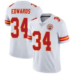 Men's Mike Edwards Kansas City Chiefs No.34 Limited Vapor Untouchable Jersey - White