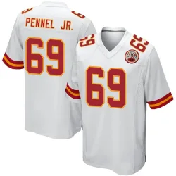 Men's Mike Pennel Jr. Kansas City Chiefs No.69 Game Jersey - White