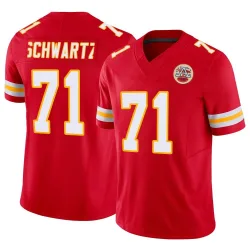 Men's Mitchell Schwartz Kansas City Chiefs No.71 Limited Vapor F.U.S.E. Jersey - Red