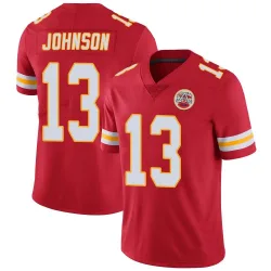 Men's Nazeeh Johnson Kansas City Chiefs No.13 Limited Team Color Vapor Untouchable Jersey - Red