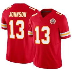 Men's Nazeeh Johnson Kansas City Chiefs No.13 Limited Vapor F.U.S.E. Jersey - Red