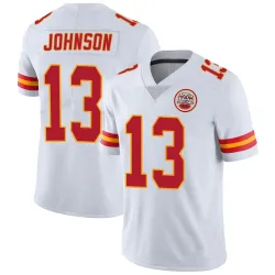 Men's Nazeeh Johnson Kansas City Chiefs No.13 Limited Vapor Untouchable Jersey - White